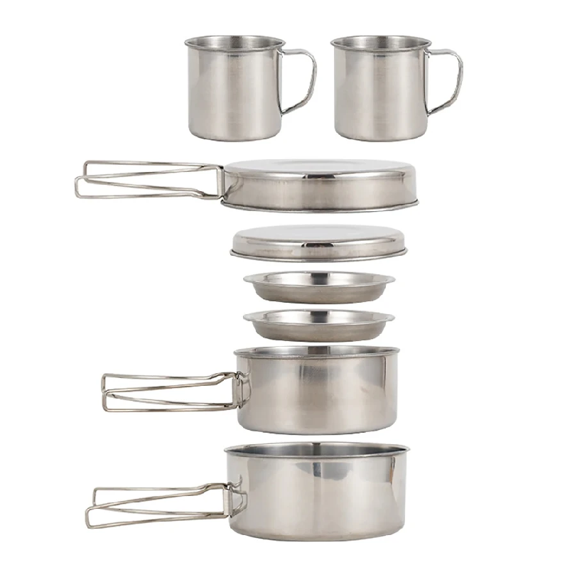 Camping Cooking Roll - Juego de 8 Piezas de Utensilios