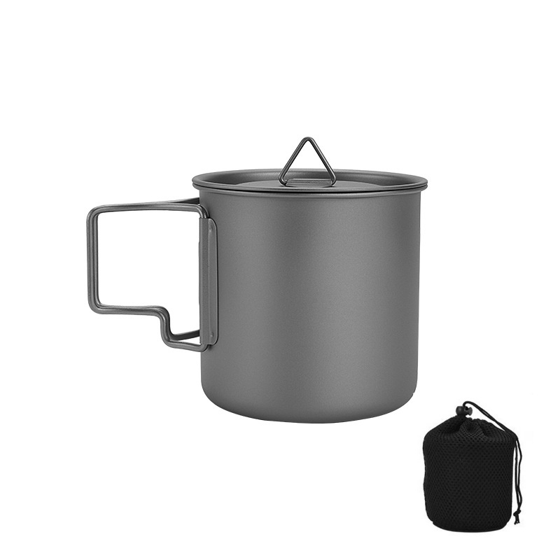 Camping Cooking Roll - Taza de camping de titanio con