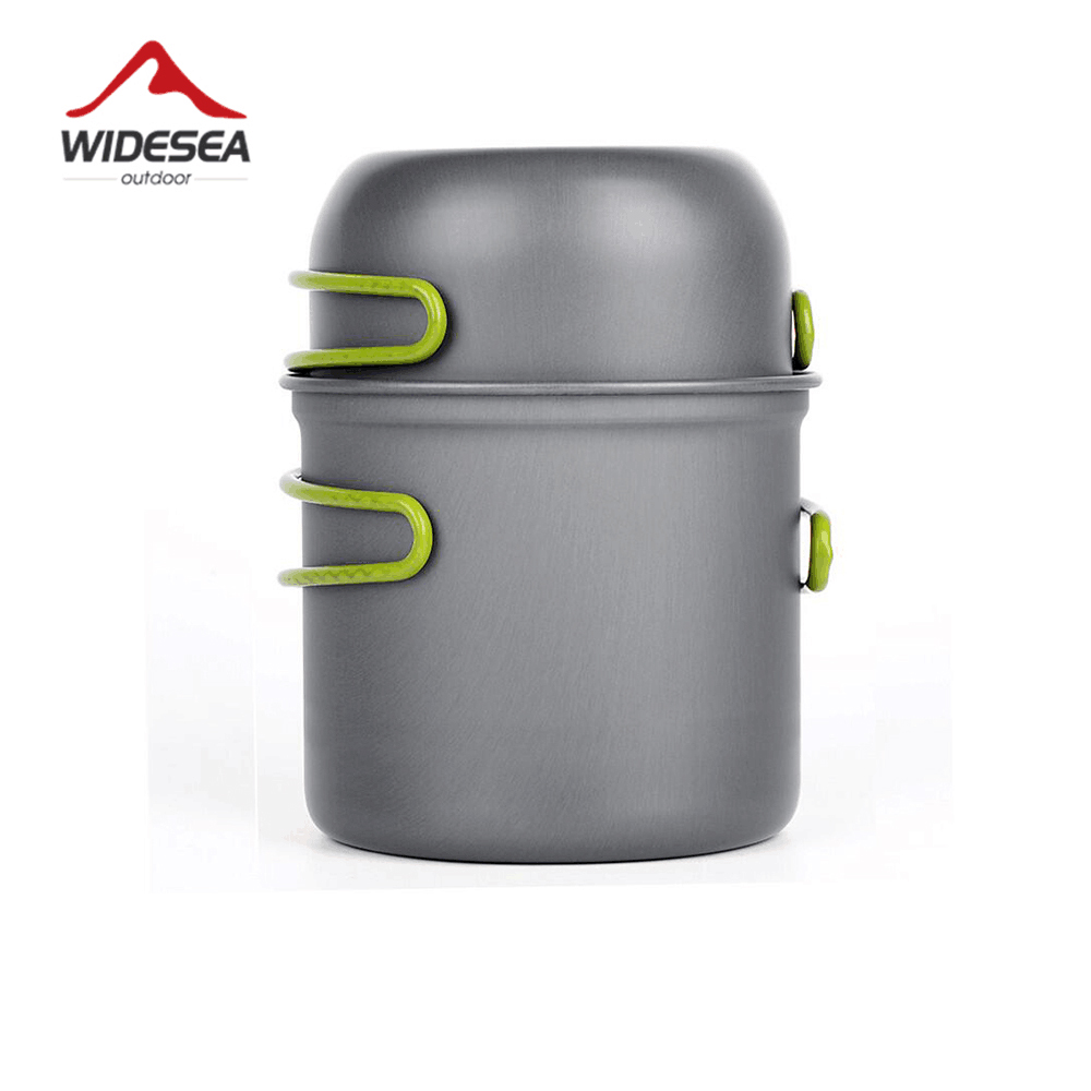 Camping Cooking Bundle - Widesea-utensilios de cocina para acampar, vajilla