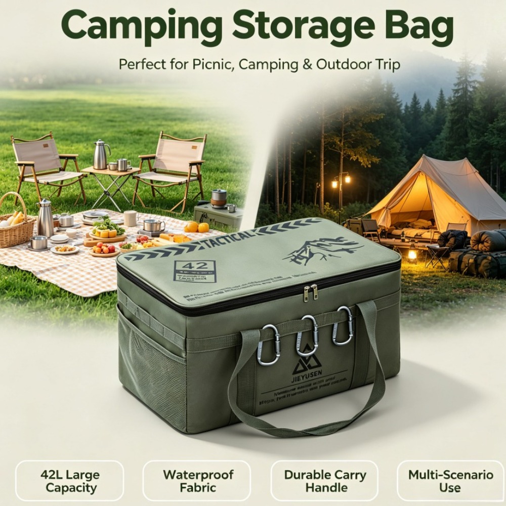 Camping Cooking Books - Caja de Almacenamiento Plegable y Portátil