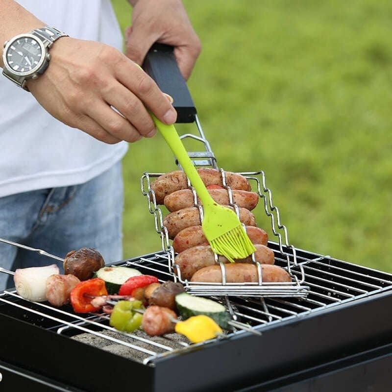 Cooking Outdoor Camping - Parrilla de barbacoa portátil para acampar,