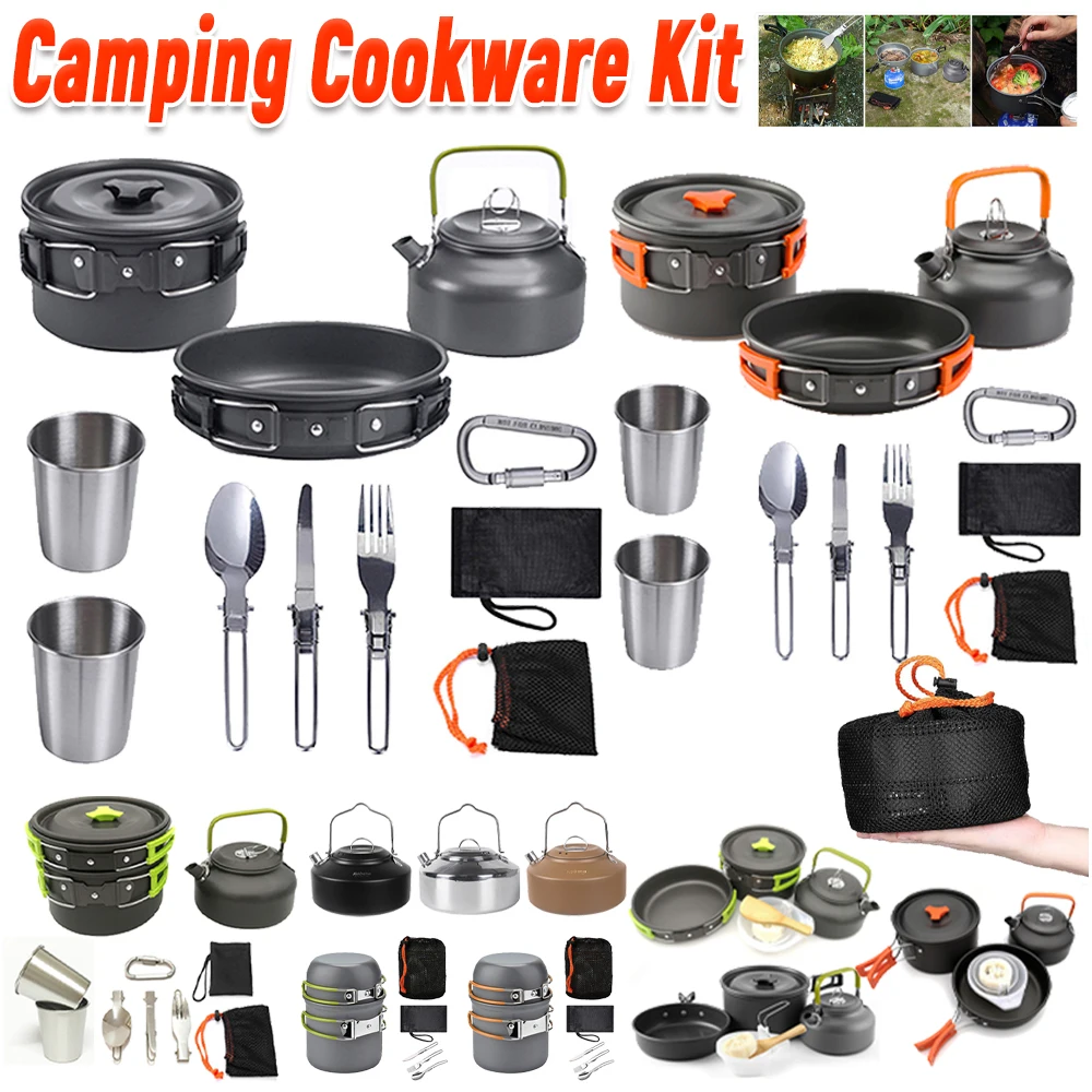 Camping Cooking Utensils Kit - Kit de utensilios de cocina para