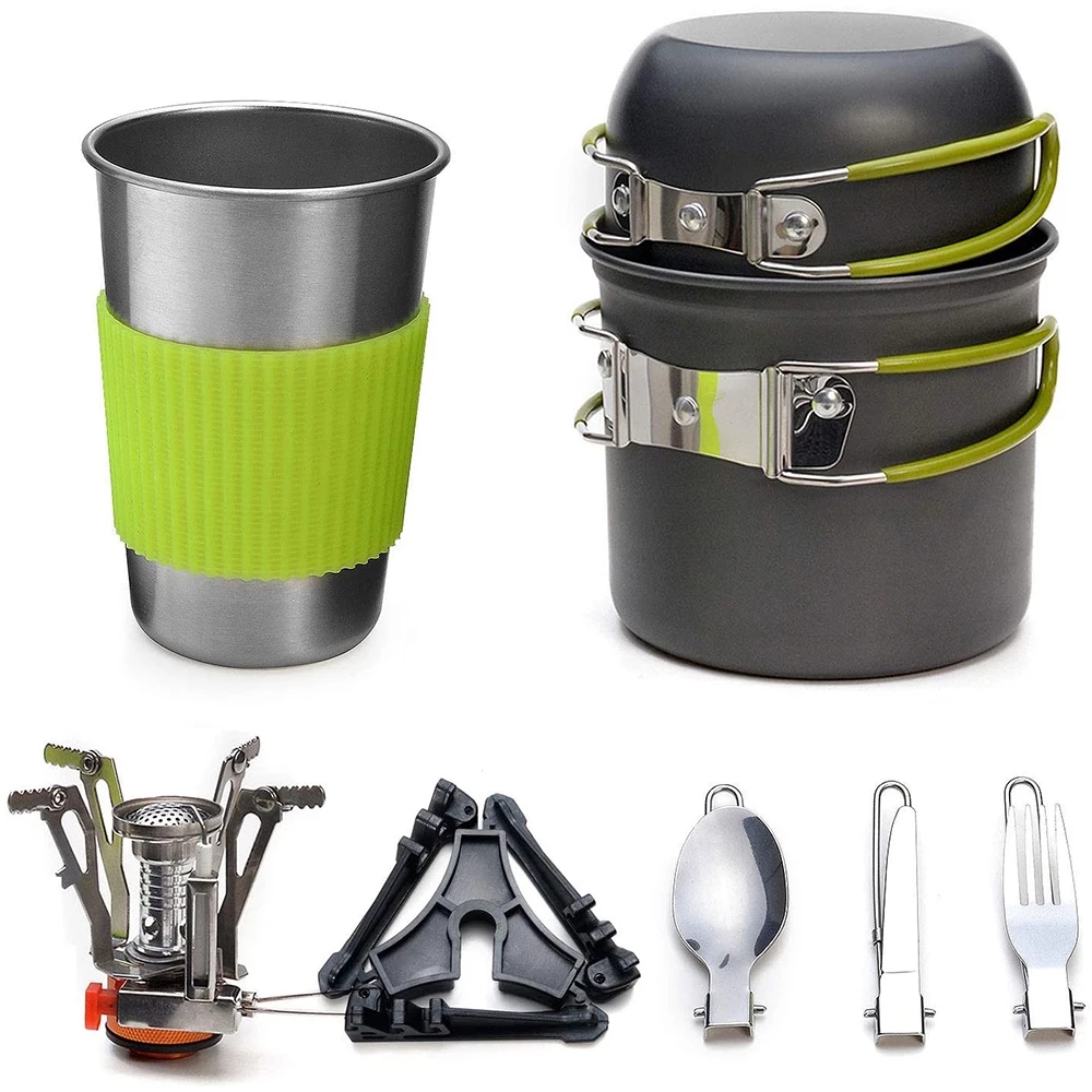 Camping Cooking Roll - Kit de utensilios de cocina para