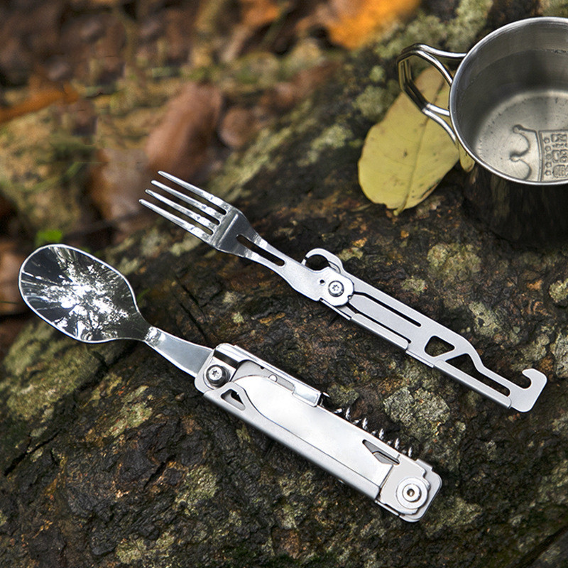 Juego de tenedor y cuchara mul - Camping Cooking Bundle reseña y precio
