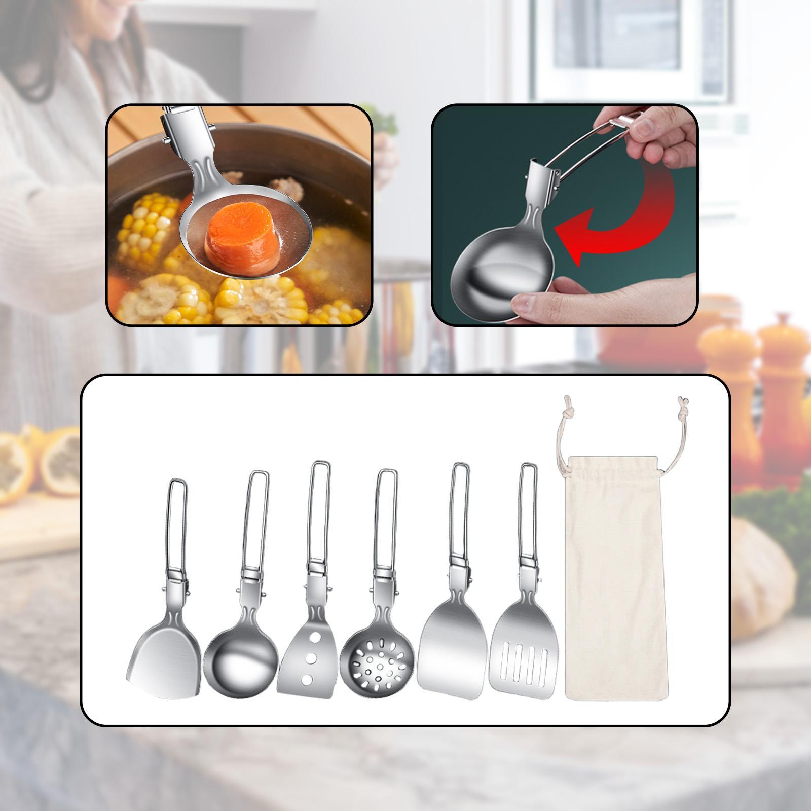 Juego de utensilios de cocina  - Camping Cooking Essentials Kit reseña y precio