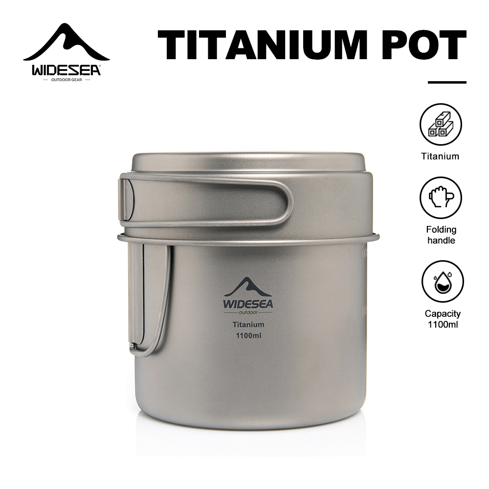 Widesea Olla de camping ultral - Camping Cooking Books reseña y precio