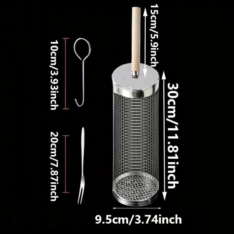 Juego de Cestas Redondas de Ac - Cooking Outdoor Camping reseña y precio