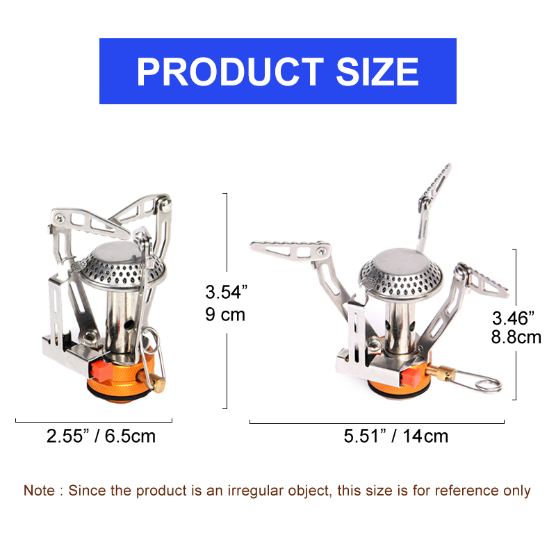 Estufa de gas de una sola piez - Camping Cooking Plate reseña y precio
