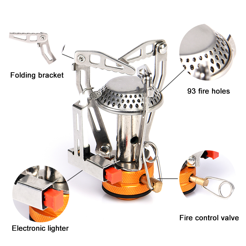 Estufa de gas de una sola piez - Camping Cooking Plate reseña y precio
