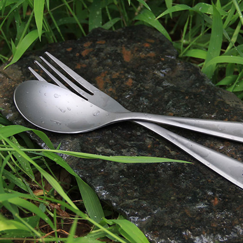 Tiartisan-cuchara tenedor de t - Camping Cooking Utensils Kit reseña y precio