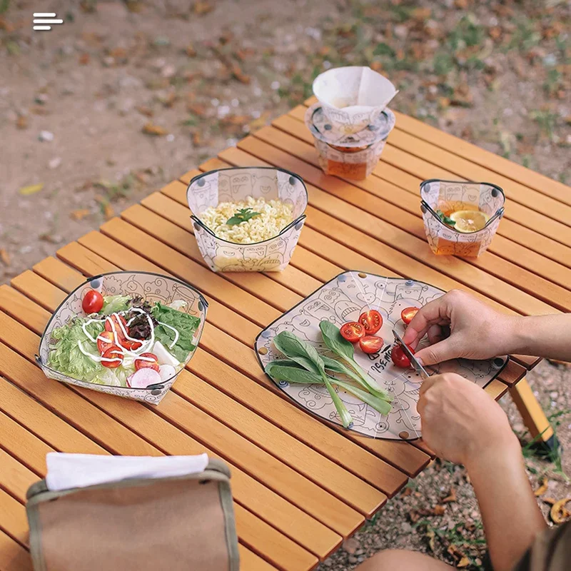 Vajilla Plegable ligera para e - Camping Cooking Utensils Kit reseña y precio