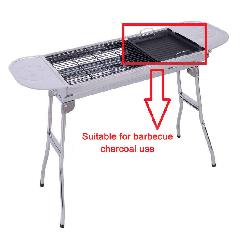 Sartén cuadrada gruesa para ex - Camping Cooking Plate reseña y precio