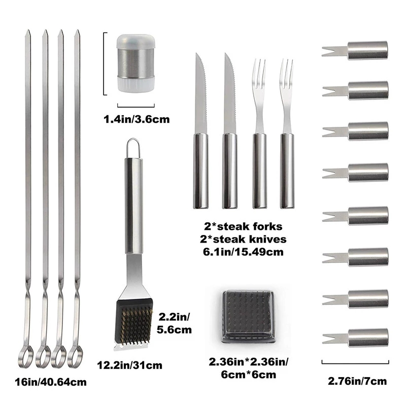 Juego de Herramientas para bar - Camping Cooking Bundle reseña y precio