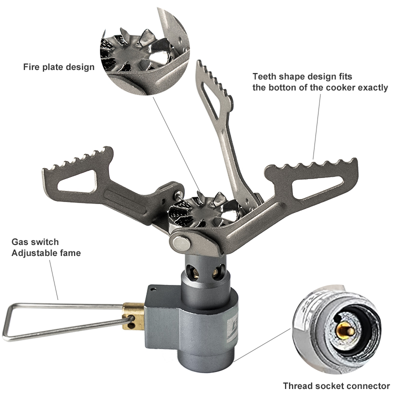 BRS-estufa de Gas para exterio - Camping Cooking Hob reseña y precio
