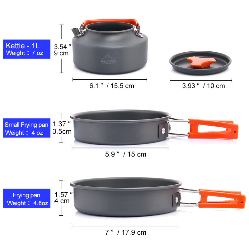 Widesea-Juego de utensilios de - Camping Cooking Roll reseña y precio