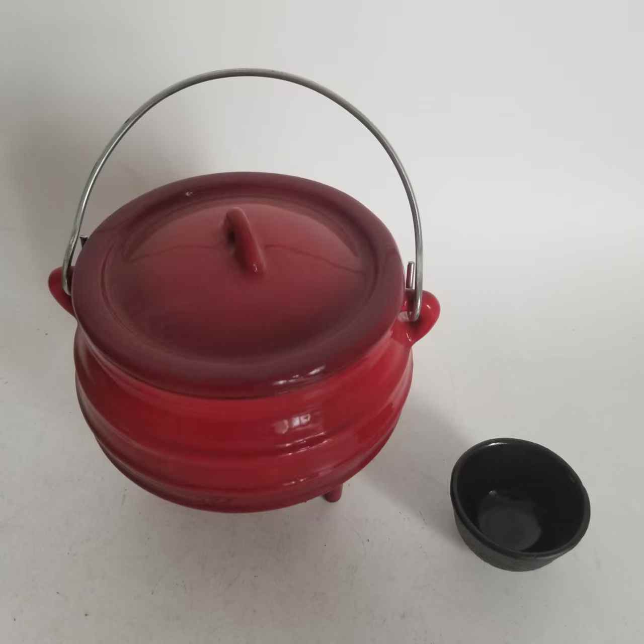 Olla de Hierro Fundido Esmalta - Camping Cooking Dutch Oven reseña y precio