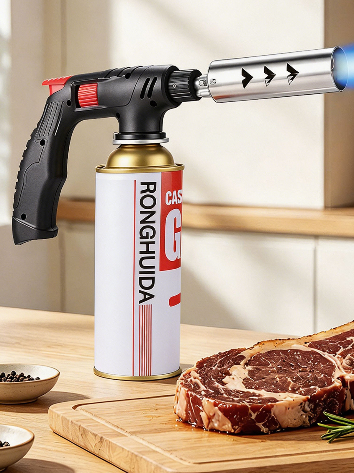 Antorcha de butano de tubo lar - Camping Cooking Youtube reseña y precio
