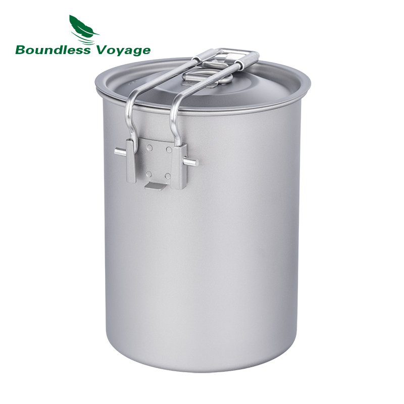 Boundless Voyage-olla de titan - Camping Cooking Utensils Kit reseña y precio