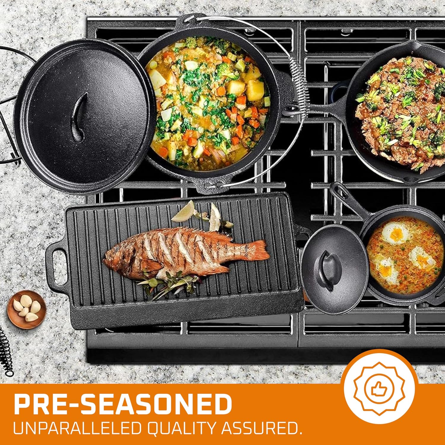 Juego de cocina para acampar d - Camping Cooking Dutch Oven reseña y precio