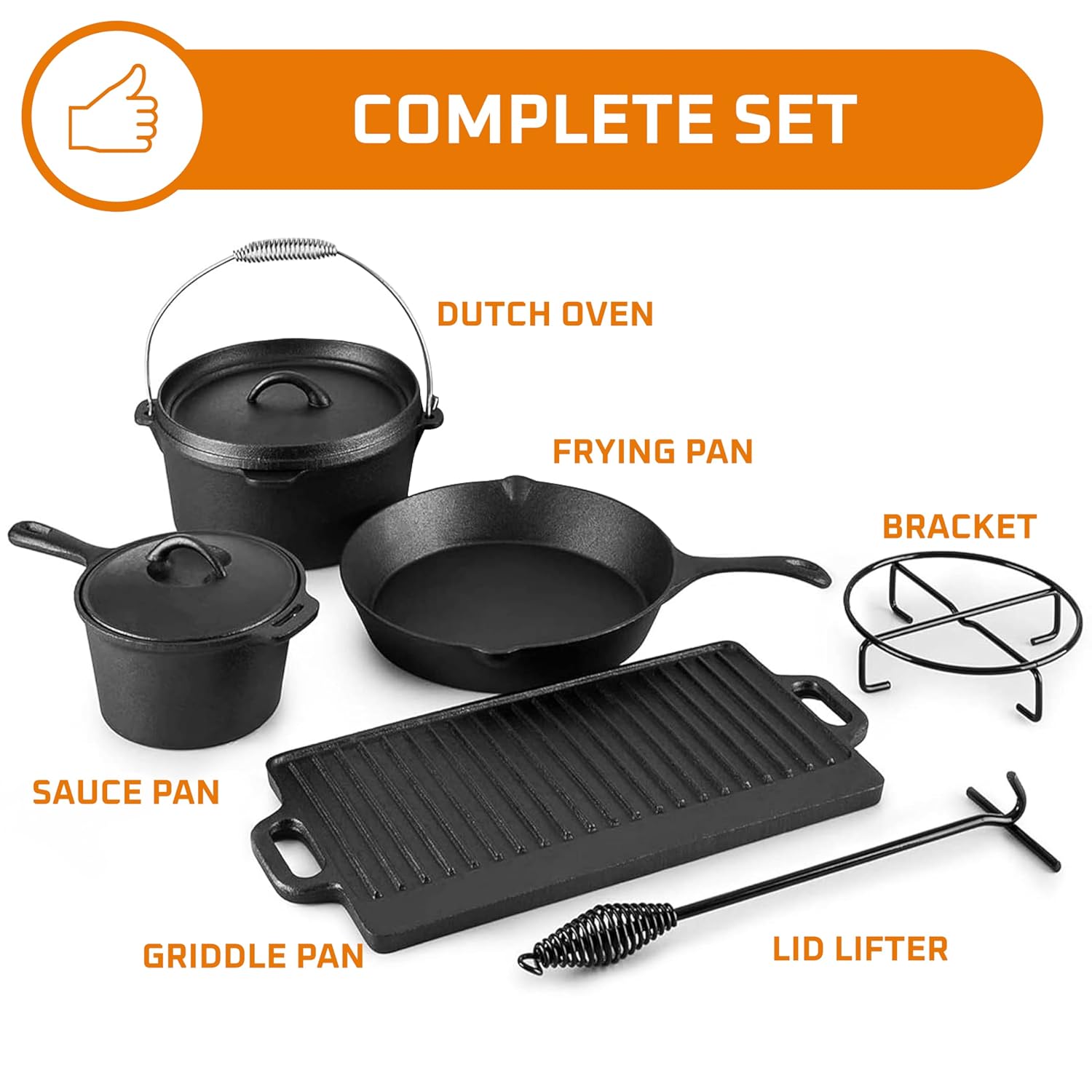 Juego de cocina para acampar d - Camping Cooking Dutch Oven reseña y precio