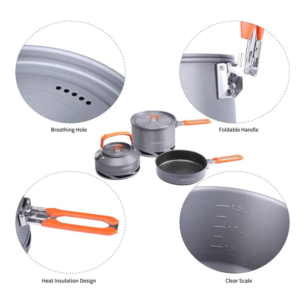 Fire Maple utensilios Camping  - Camping Cooking Roll reseña y precio