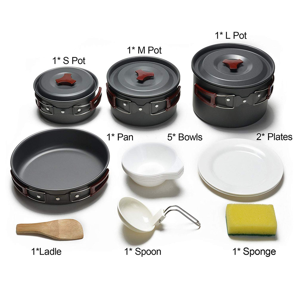 Kit de utensilios de cocina pa - Camping Cooking Roll reseña y precio