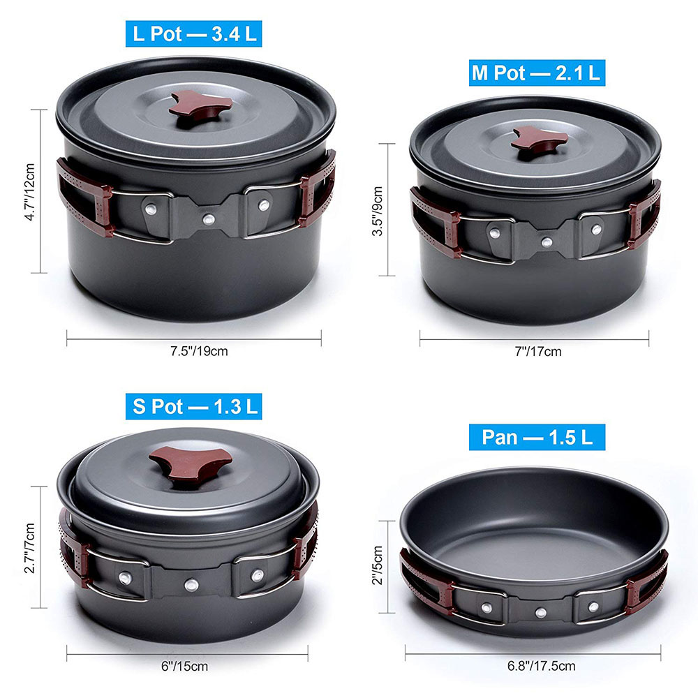 Kit de utensilios de cocina pa - Camping Cooking Roll reseña y precio