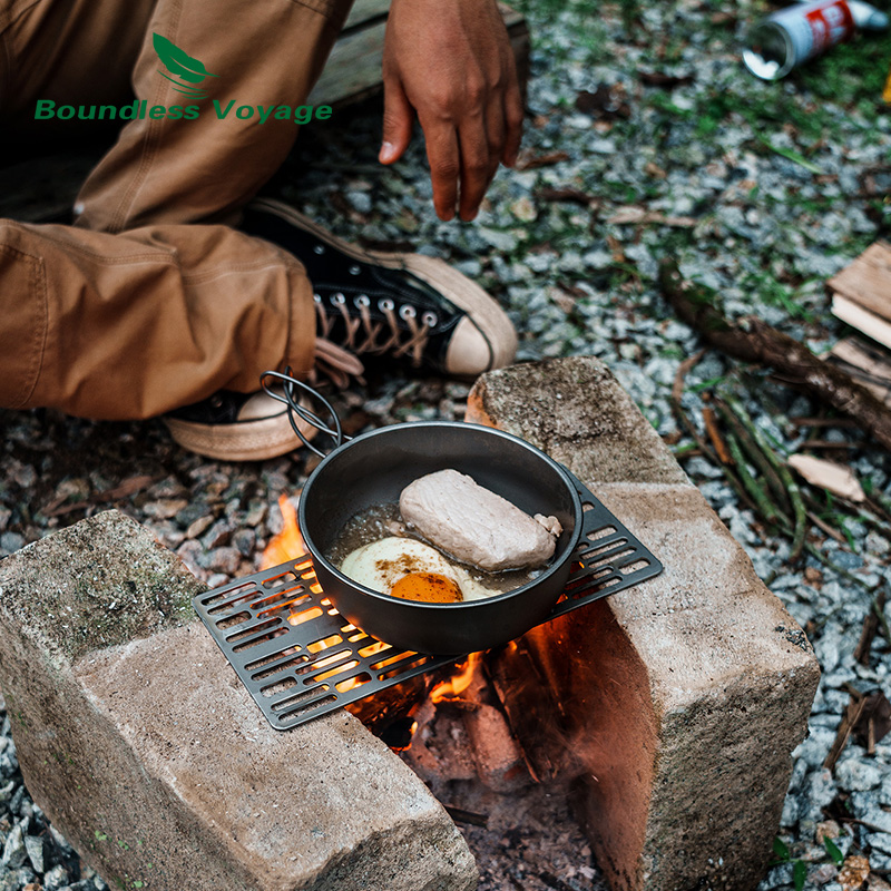 Placa para parrilla de barbaco - Camping Cooking Roll reseña y precio