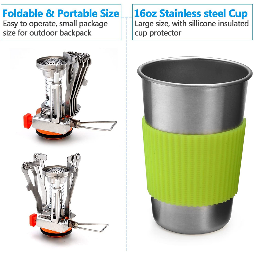 Kit de utensilios de cocina pa - Camping Cooking Roll reseña y precio