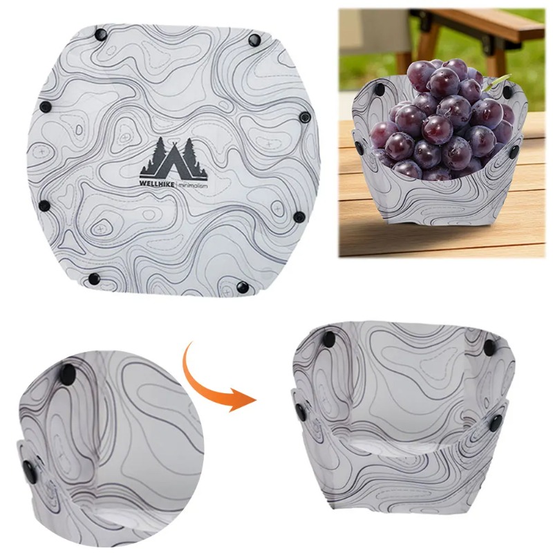 Vajilla plegable para acampar, - Camping Cooking Roll reseña y precio